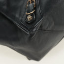 BALENCIAGA Paper A4 Tote Bag Leather Black 236701 Auth 158583M-8