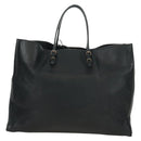 BALENCIAGA Paper A4 Tote Bag Leather Black 236701 Auth 158583M-2
