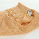 CHANEL jacket Skirt Setup Jacket Tweed Orange 40 CC Auth 158585M-17