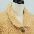 CHANEL jacket Skirt Setup Jacket Tweed Orange 40 CC Auth 158585M-5