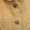 CHANEL jacket Skirt Setup Jacket Tweed Orange 40 CC Auth 158585M-6