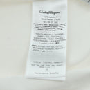 Salvatore Ferragamo Short Sleeved T Shirt Cotton White Auth 158586M-10