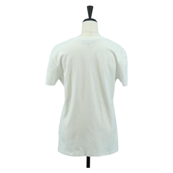 Salvatore Ferragamo Short Sleeved T Shirt Cotton White Auth 158586M