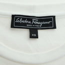 Salvatore Ferragamo Short Sleeved T Shirt Cotton White Auth 158586M-8