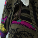 CHANEL Knitted Fabrics Wool Multicolor CC Auth 158587SAM-11