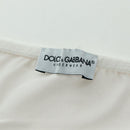 DOLCE&GABBANA Tank Top Cotton White Auth 158588M-11