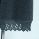 LOUIS VUITTON Tops Wool Nylon Gray LV Auth 158591M-10