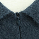 LOUIS VUITTON Tops Wool Nylon Gray LV Auth 158591M-11