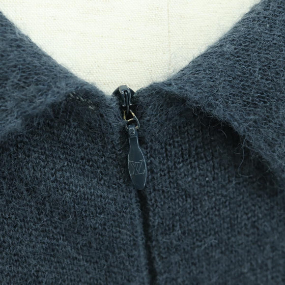 LOUIS VUITTON Tops Wool Nylon Gray LV Auth 158591M