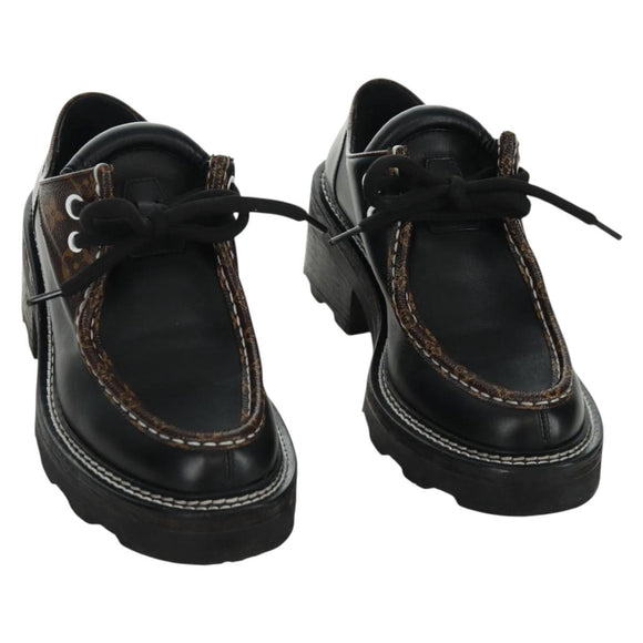 LOUIS VUITTON Monogram Loafers LV Auth 158598M