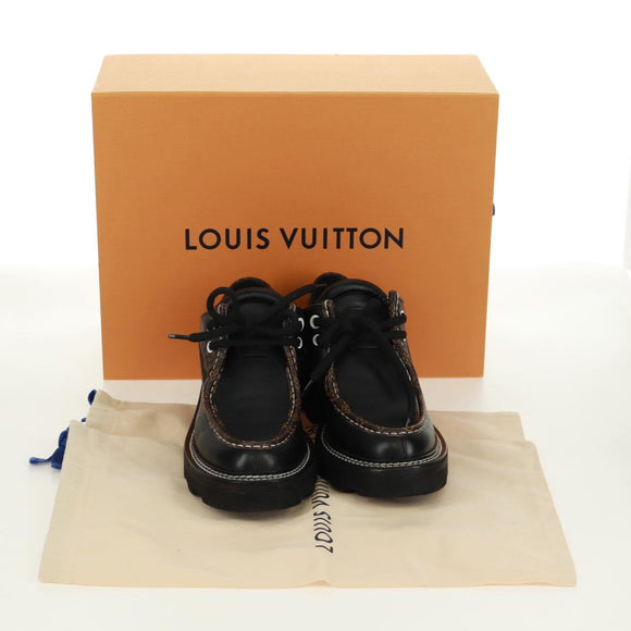 LOUIS VUITTON Monogram Loafers LV Auth 158598M