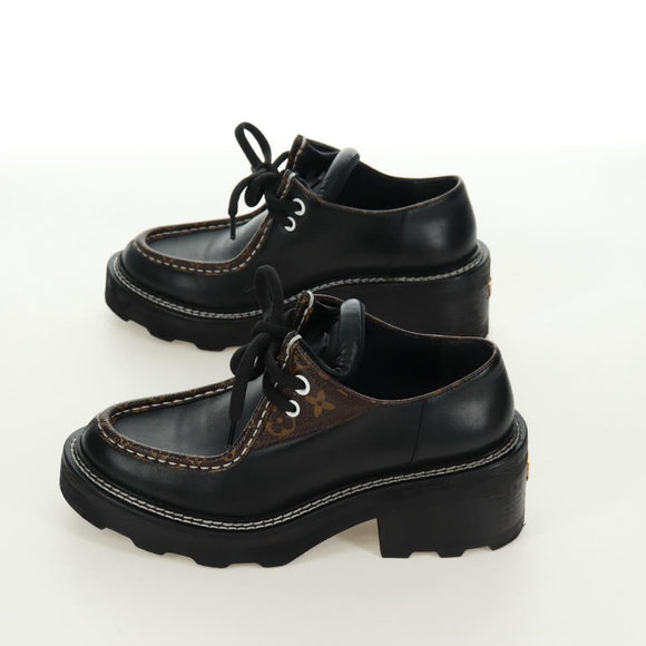 LOUIS VUITTON Monogram Loafers LV Auth 158598M