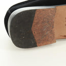 GUCCI Loafers Suede 37 C Black Auth 158600M-14