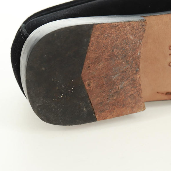 GUCCI Loafers Suede 37 C Black Auth 158600M