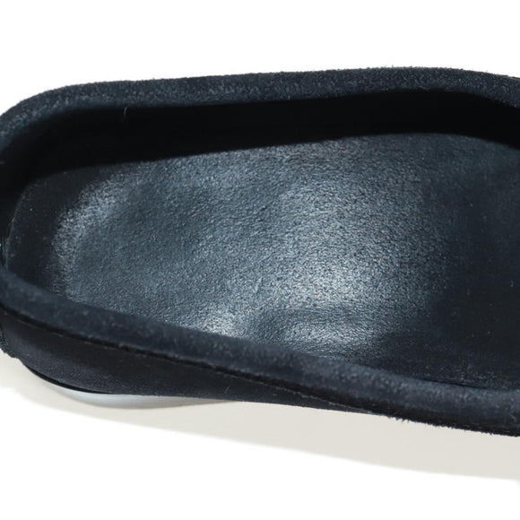 GUCCI Loafers Suede 37 C Black Auth 158600M
