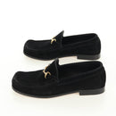 GUCCI Loafers Suede 37 C Black Auth 158600M-3