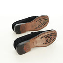 GUCCI Loafers Suede 37 C Black Auth 158600M-5