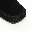 GUCCI Loafers Suede 37 C Black Auth 158600M-6