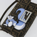 FENDI Zucca Canvas Fabric Dratini FRGMT x POKÉMON Mamma Baguette Auth 158601SM-22