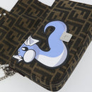 FENDI Zucca Canvas Fabric Dratini FRGMT x POKÉMON Mamma Baguette Auth 158601SM-24