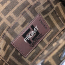 FENDI Zucca Canvas Fabric Dratini FRGMT x POKÉMON Mamma Baguette Auth 158601SM-25
