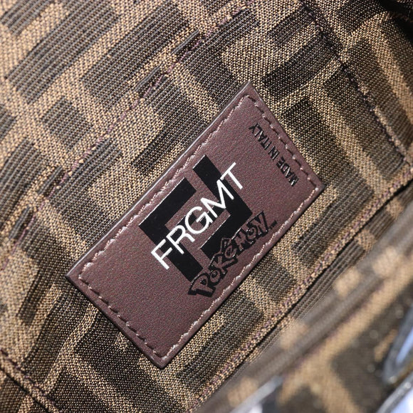 FENDI Zucca Canvas Fabric Dratini FRGMT x POKÉMON Mamma Baguette Auth 158601SM
