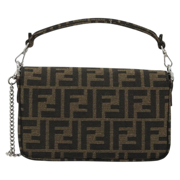 FENDI Zucca Canvas Fabric Dratini FRGMT x POKÉMON Mamma Baguette Auth 158601SM