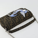 FENDI Zucca Canvas Fabric Dratini FRGMT x POKÉMON Mamma Baguette Auth 158601SM-6