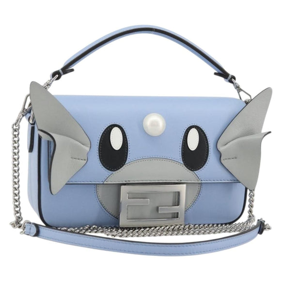 FENDI Nappa Dratini FRGMT x POKÉMON Mamma Baguette Leather 2way Auth 158602SM