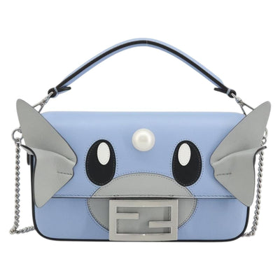 FENDI Nappa Dratini FRGMT x POKÉMON Mamma Baguette Leather 2way Auth 158602SM - 0