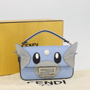 FENDI Nappa Dratini FRGMT x POKÉMON Mamma Baguette Leather 2way Auth 158602SM-30