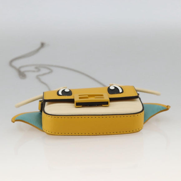 FENDI Nappa Dragonite FRGMT x POKÉMON Mini Mamma Baguette Bag Auth 158604SM