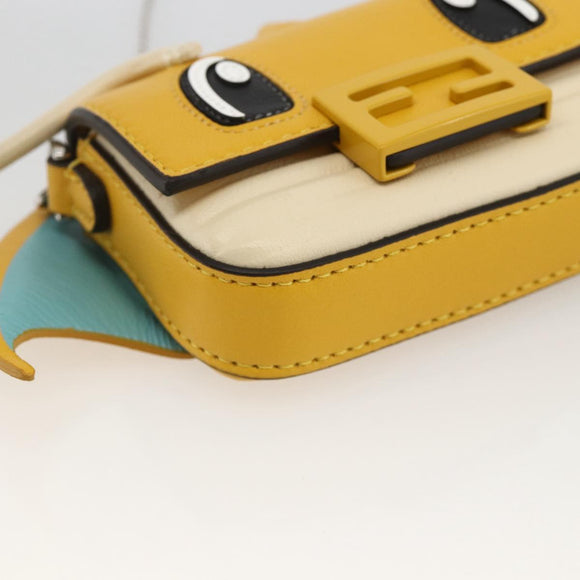 FENDI Nappa Dragonite FRGMT x POKÉMON Mini Mamma Baguette Bag Auth 158604SM