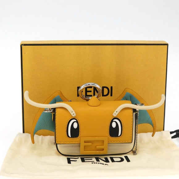 FENDI Nappa Dragonite FRGMT x POKÉMON Mini Mamma Baguette Bag Auth 158604SM