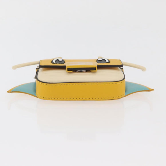 FENDI Nappa Dragonite FRGMT x POKÉMON Mini Mamma Baguette Bag Auth 158605SM