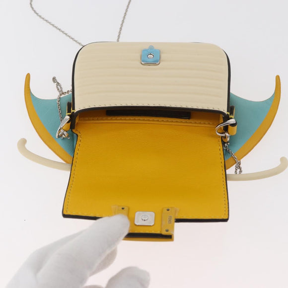 FENDI Nappa Dragonite FRGMT x POKÉMON Mini Mamma Baguette Bag Auth 158605SM