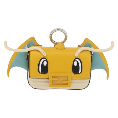 FENDI Nappa Dragonite FRGMT x POKÉMON Mini Mamma Baguette Bag Auth 158605SM - 0