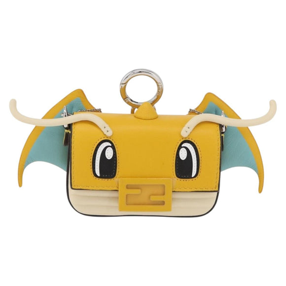 FENDI Nappa Dragonite FRGMT x POKÉMON Mini Mamma Baguette Bag Auth 158605SM