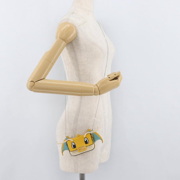 FENDI Nappa Dragonite FRGMT x POKÉMON Mini Mamma Baguette Bag Auth 158605SM