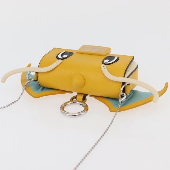 FENDI Nappa Dragonite FRGMT x POKÉMON Mini Mamma Baguette Bag Auth 158605SM