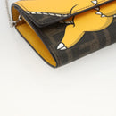 FENDI ZUCCA Canvas Chain Wallet FF Fabric Kairyu FRGMT x POKÉMON Auth 158606SM-15