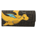 FENDI ZUCCA Canvas Chain Wallet FF Fabric Kairyu FRGMT x POKÉMON Auth 158606SM-13