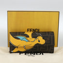 FENDI ZUCCA Canvas Chain Wallet FF Fabric Kairyu FRGMT x POKÉMON Auth 158606SM-12