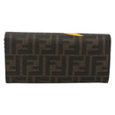 FENDI ZUCCA Canvas Chain Wallet FF Fabric Kairyu FRGMT x POKÉMON Auth 158606SM-2