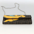 FENDI ZUCCA Canvas Chain Wallet FF Fabric Kairyu FRGMT x POKÉMON Auth 158606SM-5