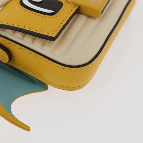 FENDI Nappa Dragonite FRGMT x POKÉMON Mini Mamma Baguette Bag Auth 158607SM