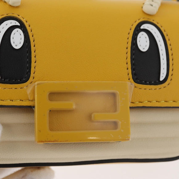 FENDI Nappa Dragonite FRGMT x POKÉMON Mini Mamma Baguette Bag Auth 158607SM