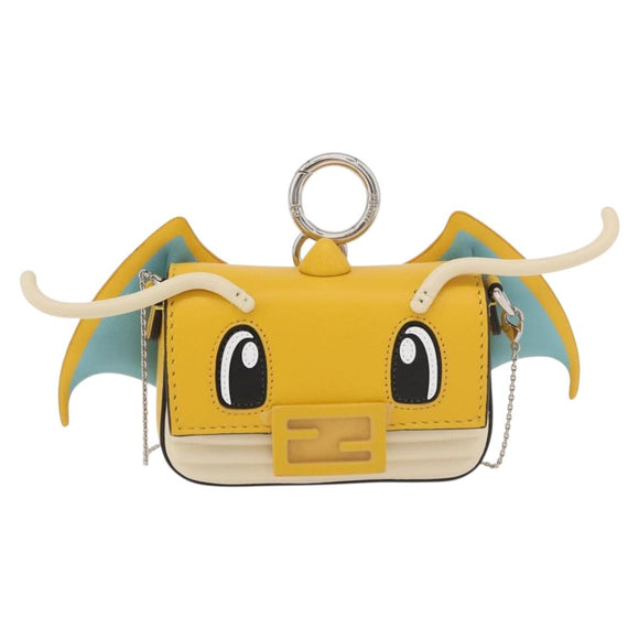 FENDI Nappa Dragonite FRGMT x POKÉMON Mini Mamma Baguette Bag Auth 158607SM