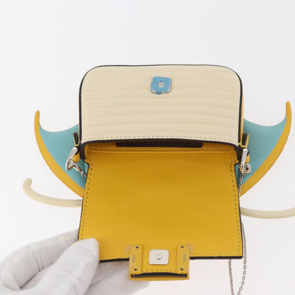 FENDI Nappa Dragonite FRGMT x POKÉMON Mini Mamma Baguette Bag Auth 158607SM