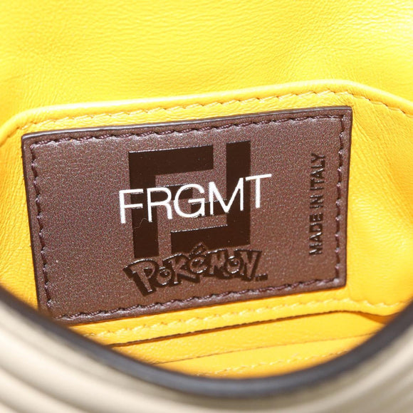 FENDI Nappa Dragonite FRGMT x POKÉMON Mini Mamma Baguette Bag Auth 158607SM
